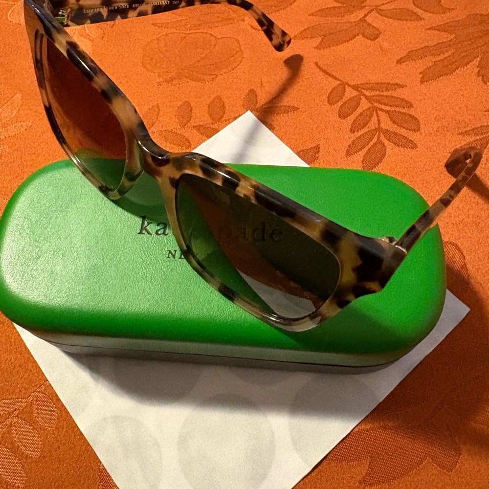 Kate Spade Leopard Print Sunglasses